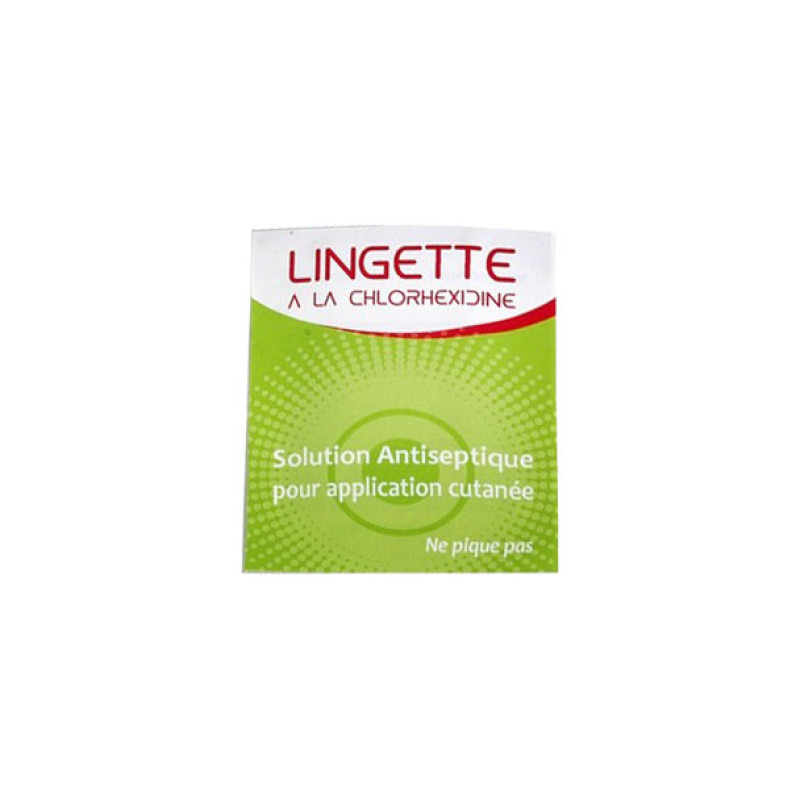 Lingette chlorhexidine