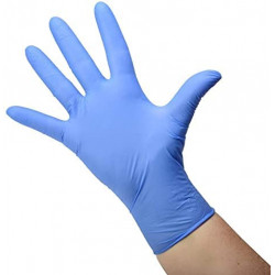 Boite de 100 gants nitrile de taille S/M/L/XL non stérile et non poudré